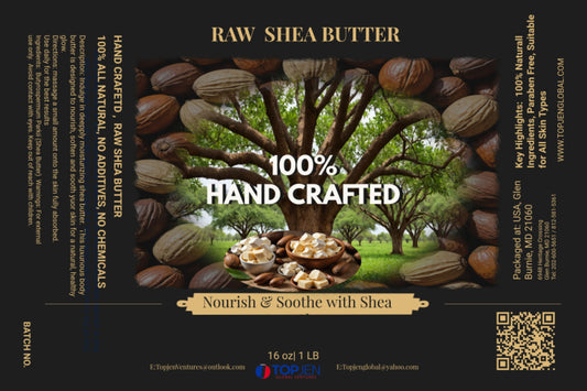 16.oz Raw Shea Butter